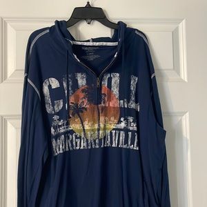 Navy blue Margaritaville long sleeve T-shirt